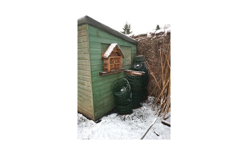 The bug hotel opens The bug hotel opens